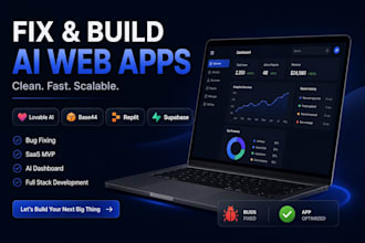 fix build base44 lovable replit supabase vibe coded website ai saas mvp expert