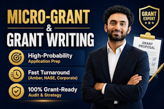 write your fast micro grant application and audit grant readiness