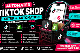 setup automated dropshipping tiktok shop tiktok affiliate tiktok shop manager