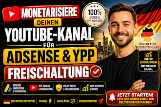 monetarisiere deinen youtube kanal fur adsense und ypp freischaltung