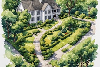 design professional real estate and property guide maps