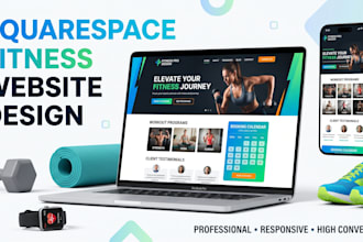 design squarespace website for fitness trainers  fitness website gym web design