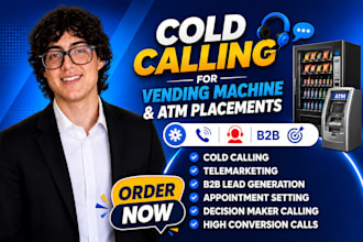 cold calling vending machine, vending machine locator, vending machine cold call