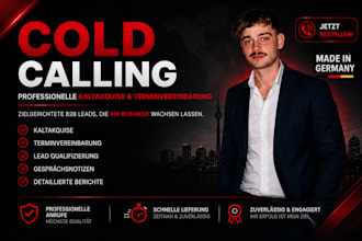 cold call prospects and generate qualified b2b appointments