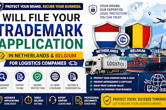 file your trademark application in netherlands belgium for logistics companies