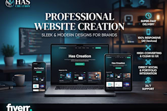 design a modern shopify store or wix website in 24 hours