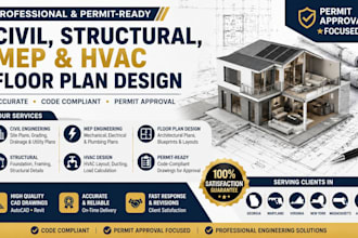 civil structural engineering mep hvac floor plan in georgia maryland VA ny ma az