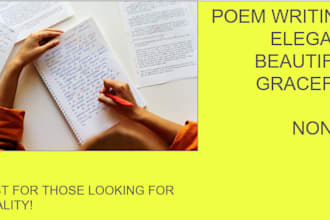 create a nice poem