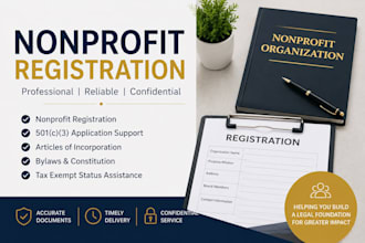 register your nonprofit ngo charity 501c3 and tax exempt organization
