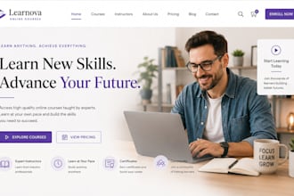build squarespace online course website with memeber area and course setup