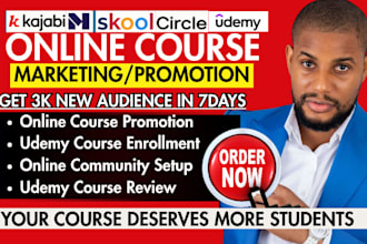 do organic online course promotion udemy marketing to increase enrollment