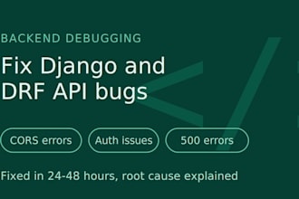 fix cors, jwt, or authentication bugs in django and drf