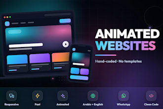 build a modern animated business website