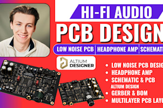 do hi fi audio pcb dsign low noise pcb headphone amp schematic pcb altium design