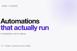 build n8n systems and ai agents for your business workflows