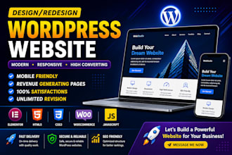 be your wp developer, website designer, and migrate wordpress webs