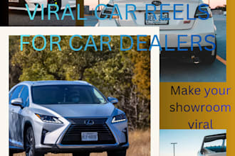 create viral car reels and cars video ads for USA car dealer