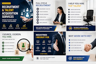 provide recruitment and talent acquisition services