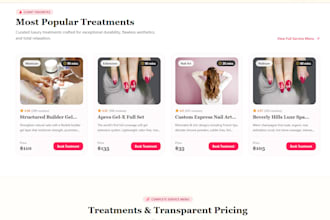 create a booking web app and appointment system for salon and barbershop