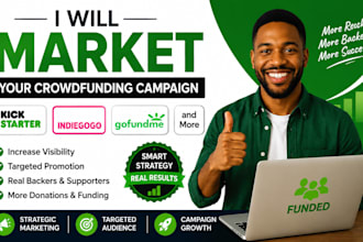 market your kickstarter indiegogo and crowdfunding campaign