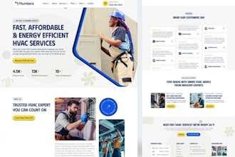 build services provider website, plumber website, electrician, hvac website