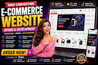 build a custom e commerce website for your online business