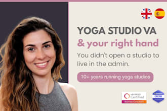 be your yoga studio virtual assistant and right hand
