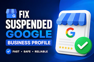 setup google my business fix suspended gmb business profile suspension fix