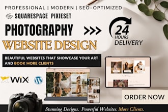 build squarespace photography portfolio website pixieset photography website