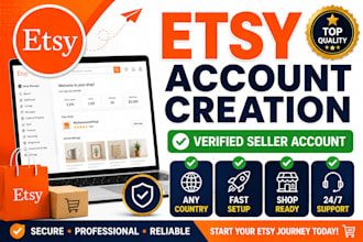create verified etsy seller account, etsy account creation for any country