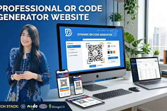 build a dynamic qr code generator website