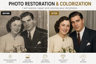 professionally restore and colorize old photos