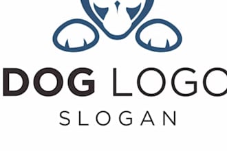 design dog namesake company logo