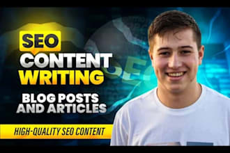 be your versatile content writer for articles and blog posts