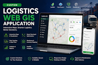 develop a logistics web gis application