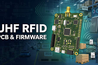 develop uhf rfid pcb design, firmware and rfid reader system