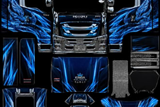 create custom farming simulator vehicles wrap ats ets skin and sticker