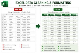 clean and format your excel spreadsheet