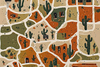 design clear and aesthetic neighborhood and community guide maps