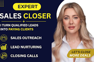 be your high ticket sales closer salesperson b2b sales and sales rep