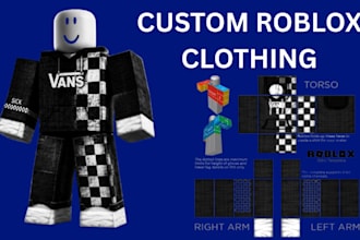 design custom roblox clothing shirts pants and avatar outfits as a roblox artist