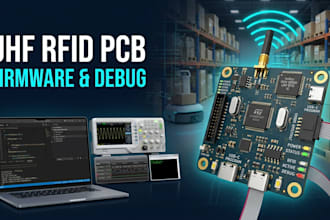 design uhf rfid pcb, firmware and embedded debugging system