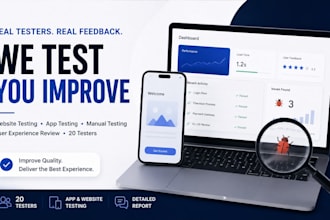 do website testing app testing manual testing user experience review 20 testers