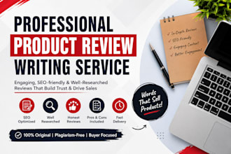 write detailed product reviews for blogs and affiliate websites