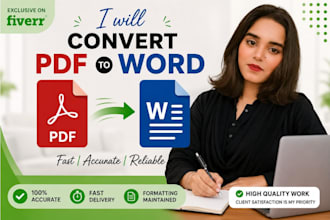 do copy typing and convert PDF or images to word