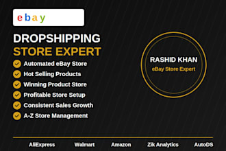 complete manage your ebay dropshipping store and automation