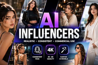 create a custom ai influencer with consistent character for branding