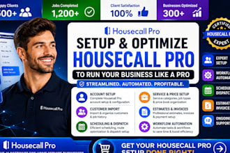 setup and automate housecall pro crm for home service business