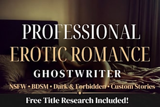 write dark contemporary romance novel, horror smut and steamy fiction for KDP