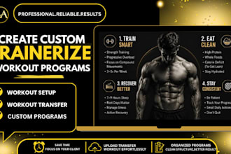 create a custom trainerize workout program and transfer plans
